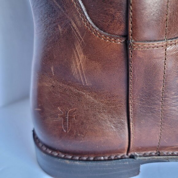 Frye Paige Tall Leather Riding Equestrian/Western Style Boots. Size 7B - Picture 2 of 11
